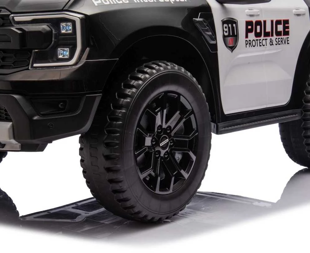 Milly Mally Elektromobilis Ford Ranger Police Juodas