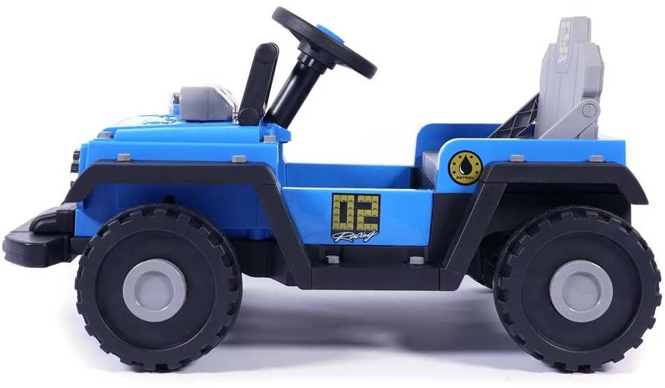 Elektrinis vaikiškas automobilis Milly Mally Prime 2in1 mėlynas