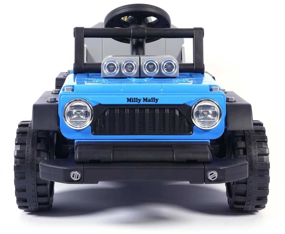 Elektrinis vaikiškas automobilis Milly Mally Prime 2in1 mėlynas