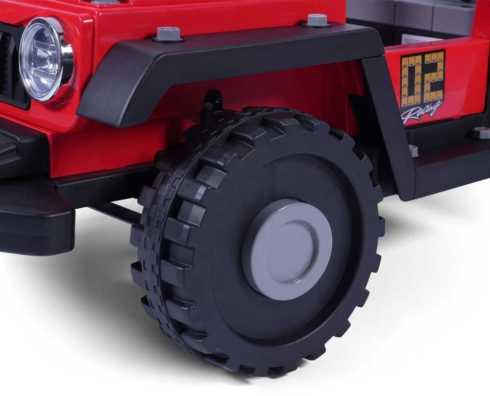 Elektrinis vaikiškas automobilis Milly Mally Prime 2in1 raudonas