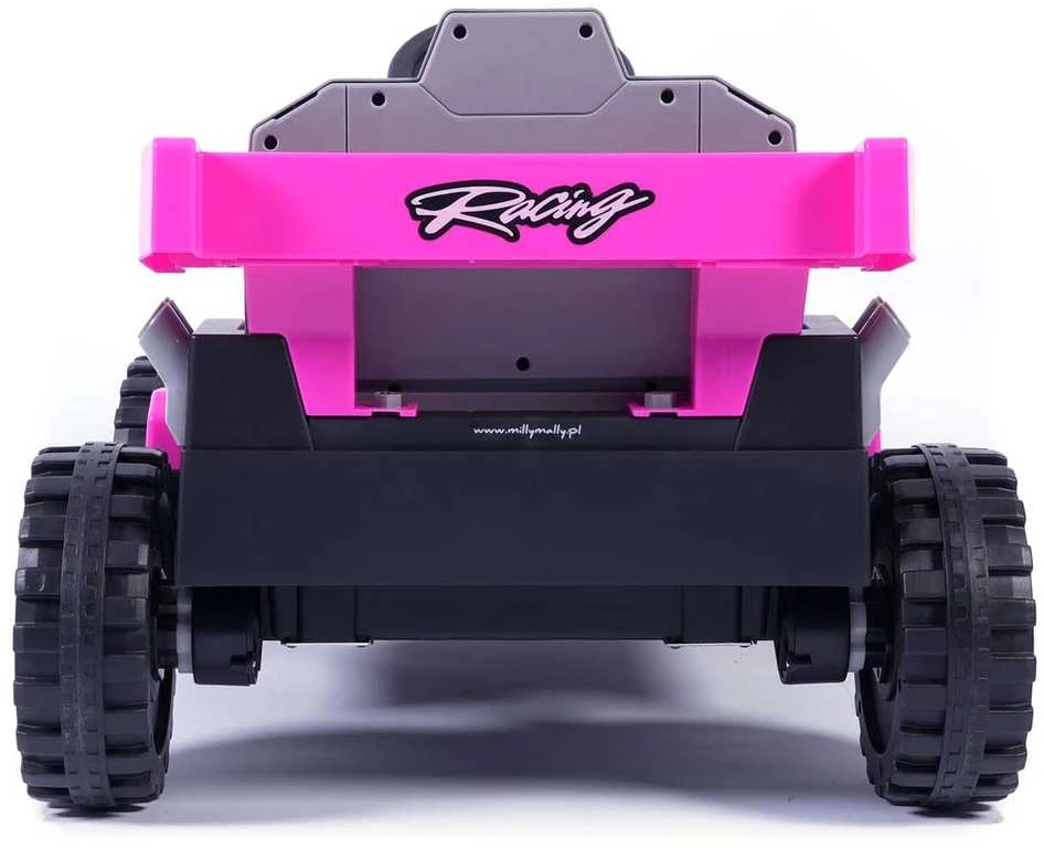 Elektrinis vaikiškas automobilis Milly Mally Prime 2in1 rožinis