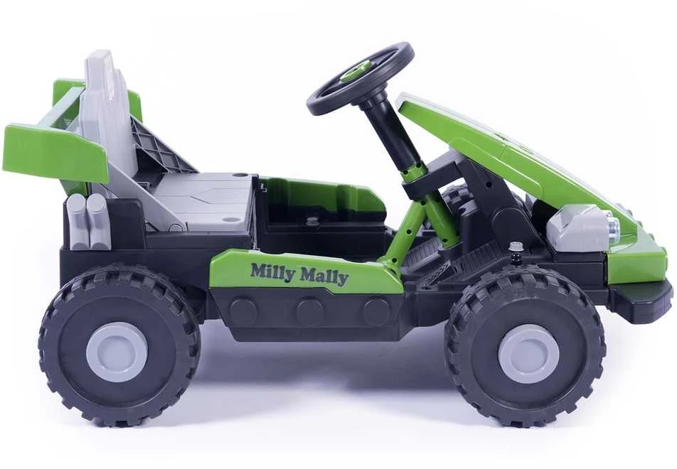 Elektrinis vaikiškas automobilis Milly Mally Prime 2in1 žalias