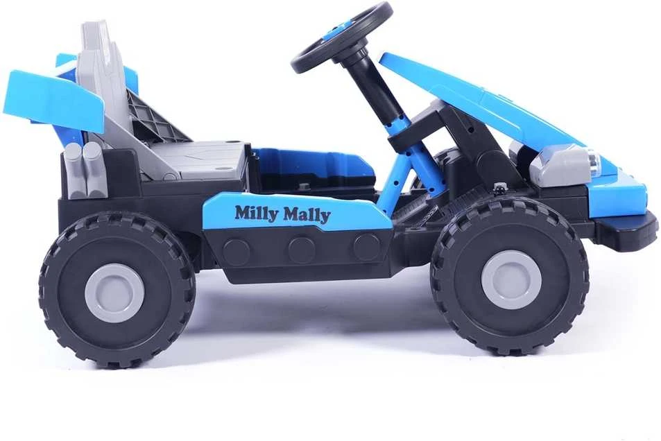 Elektrinis vaikiškas automobilis Milly Mally Prime 2in1 mėlynas