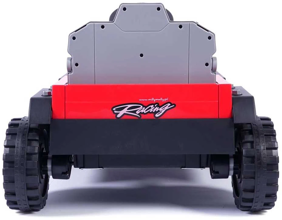 Elektrinis vaikiškas automobilis Milly Mally Prime 2in1 raudonas