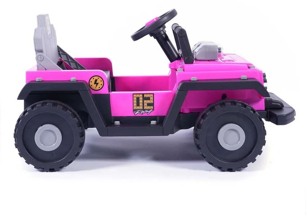 Elektrinis vaikiškas automobilis Milly Mally Prime 2in1 rožinis