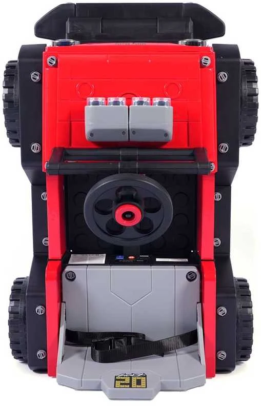 Elektrinis vaikiškas automobilis Milly Mally Prime 2in1 raudonas