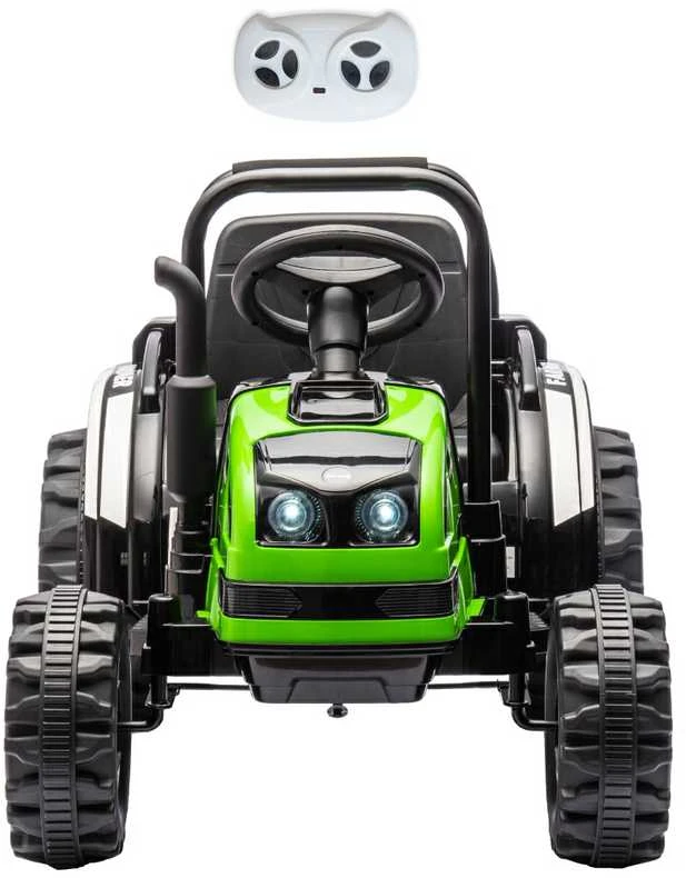 Elektrinis traktorius su priekaba Milly Mally Farmer žalias