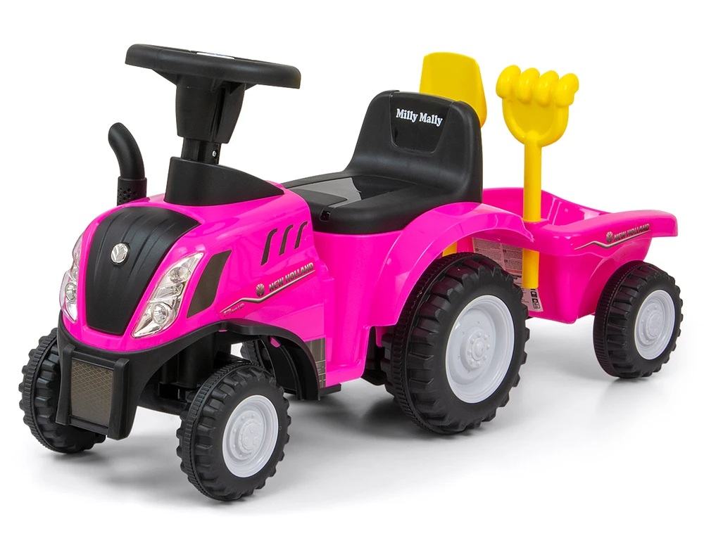 Milly Mally NEW HOLLAND 3903 Transporto priemonė T7 traktorius rožinis