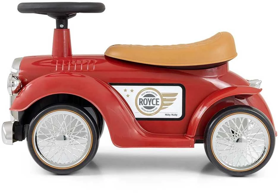 Milly Mally Važiuoklė Burgundijos „Royce“ važiuojamoji transporto priemonė
