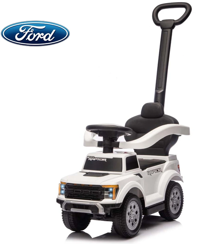 Milly Mally Važiuoklė su rączką Ford F-150 3w1 Baltas