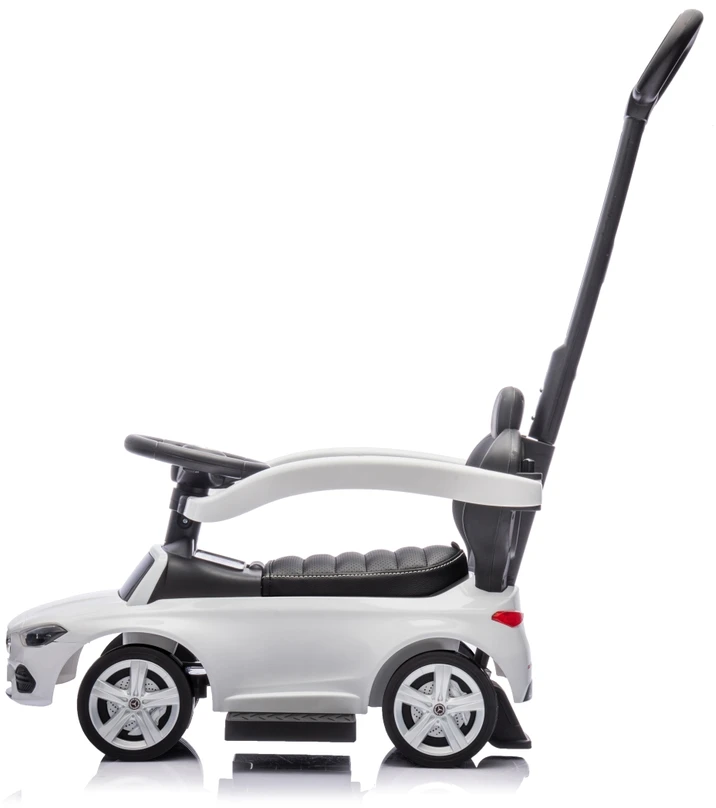Motoroleris su vairavimo rankena MERCEDES C-Class Deluxe Milly Mally Baltas