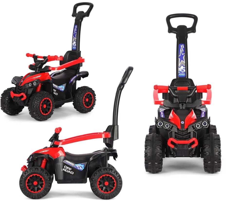 Milly Mally važiuojamasis automobilis Wild 3in1 raudonas