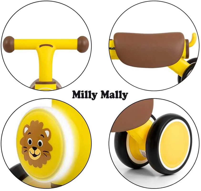 Milly Mally Balansinis dviratukas York, Geltona