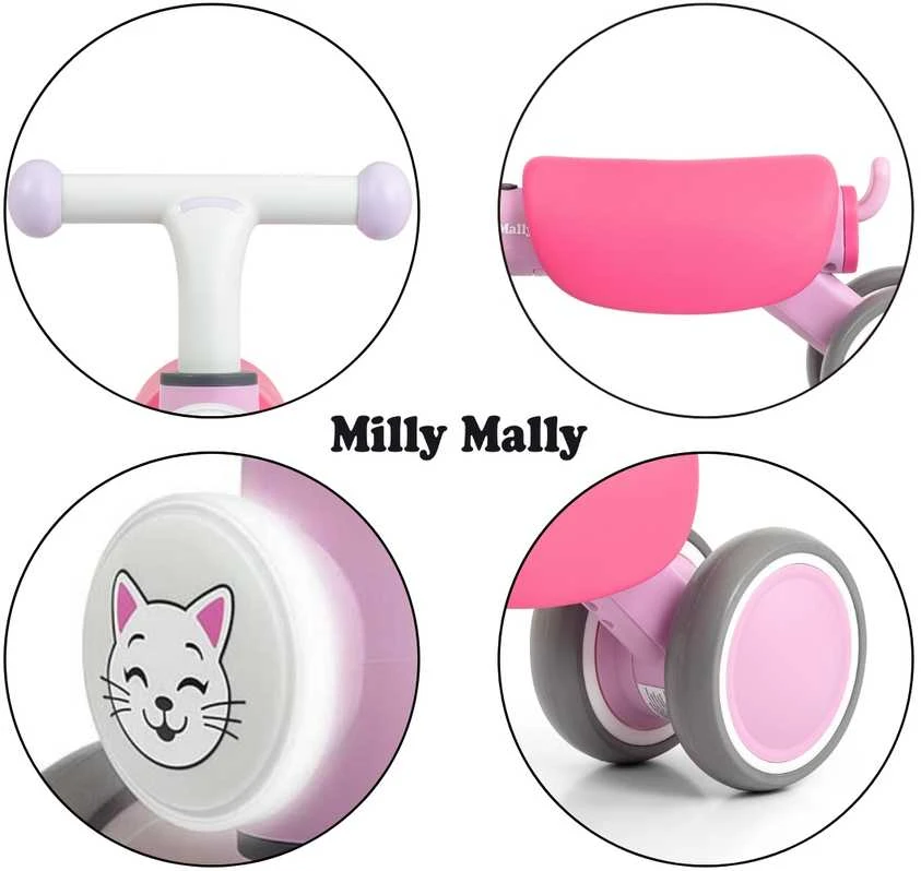 Milly Mally Balansinis dviratukas York, Rožinė
