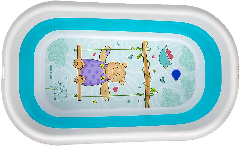MILLY MALLY Sulankstoma vonia Aqua mėlyna