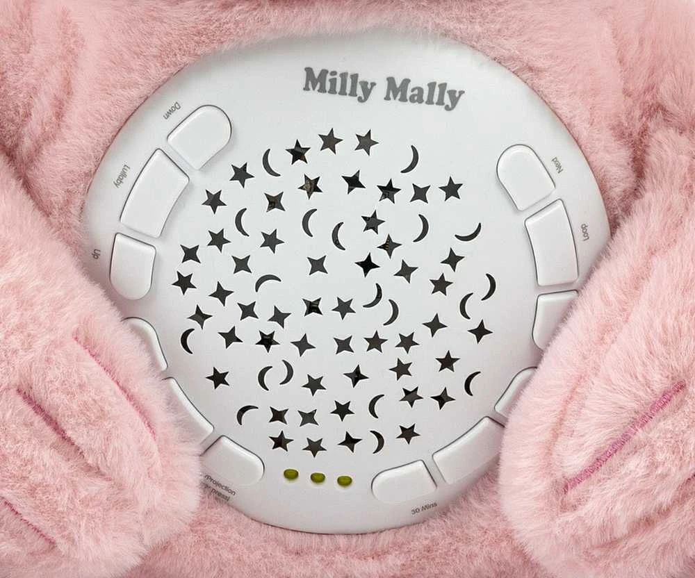MILLY MALLY projektorius pliušinis žaislas Milly Bear rožinis