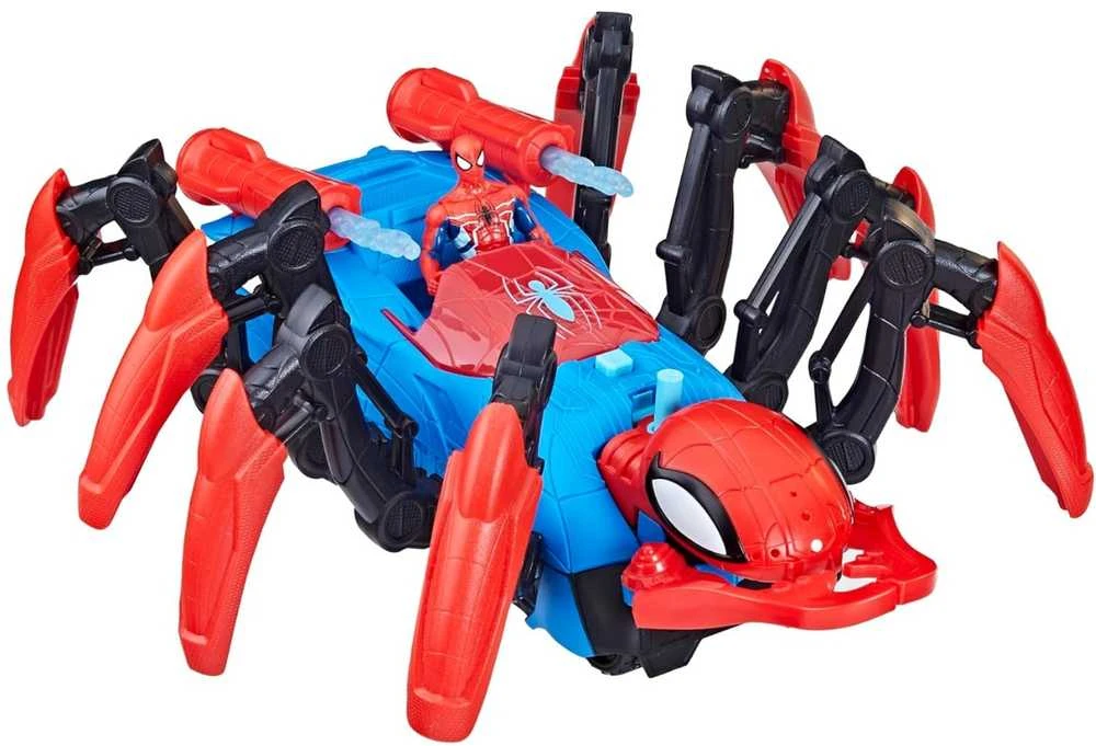 Hasbro Spiderman ropojantis ir vandenį purškiantis voras su Spiderman figūrėle, F7845