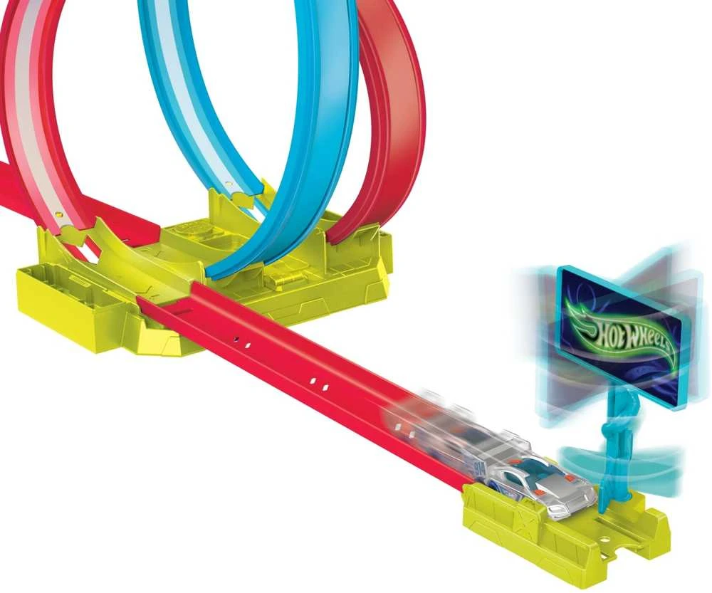 Hot Wheels WYRZUTNIA NEON SPEEDERS MATTEL