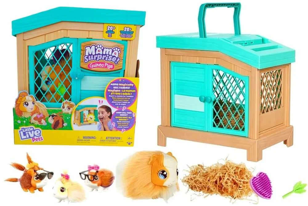 Moose Toys LITTLE LIVE PETS Mama Surprise Jūrų kiaulytė