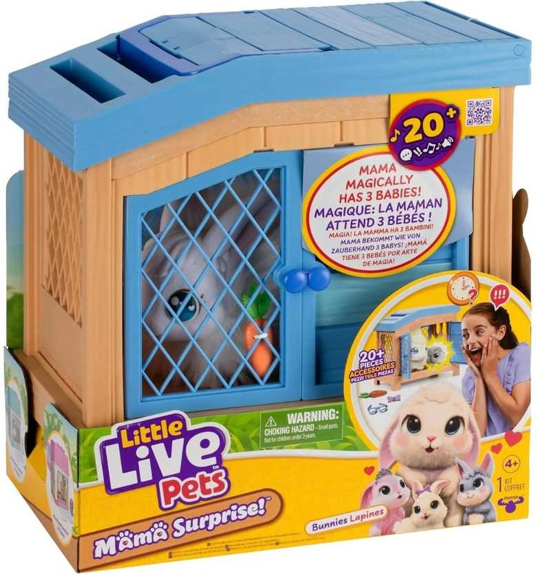 Moose Little Live Pets Mama Siurprizas Zuikis 26593