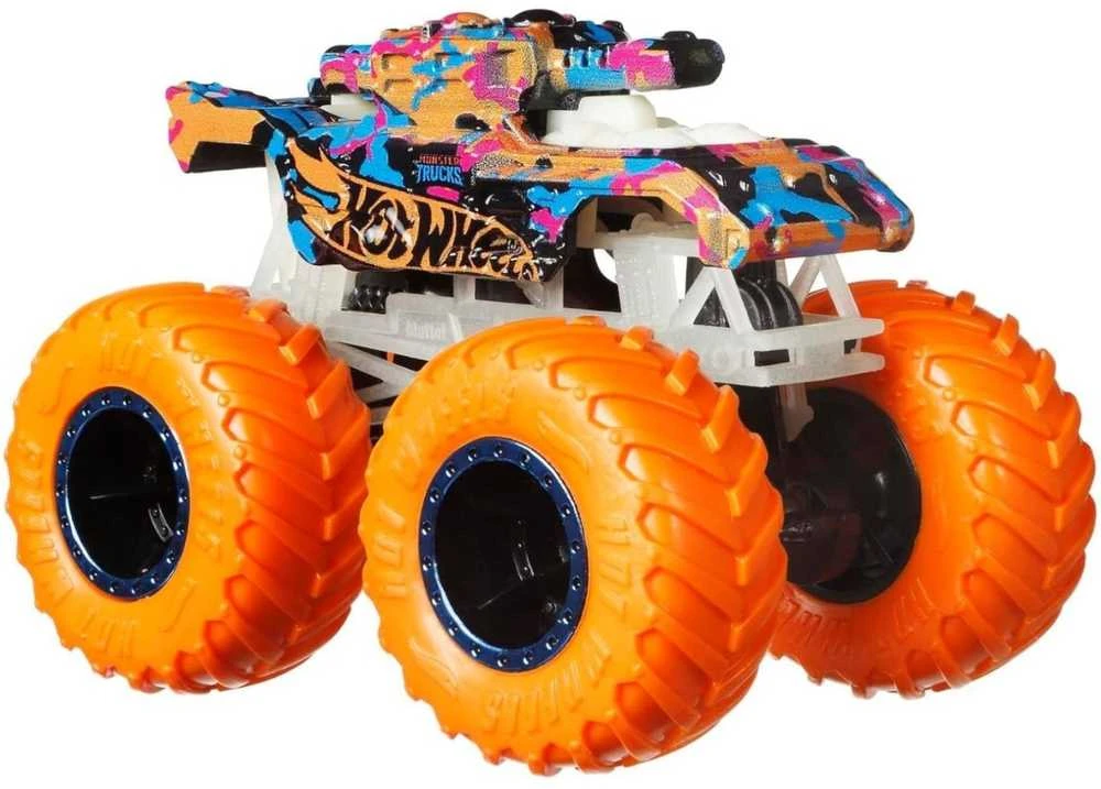 Mattel Hot Wheels Monster Trucks Šviečia tamsoje Vehicles HCB57 rinkinys