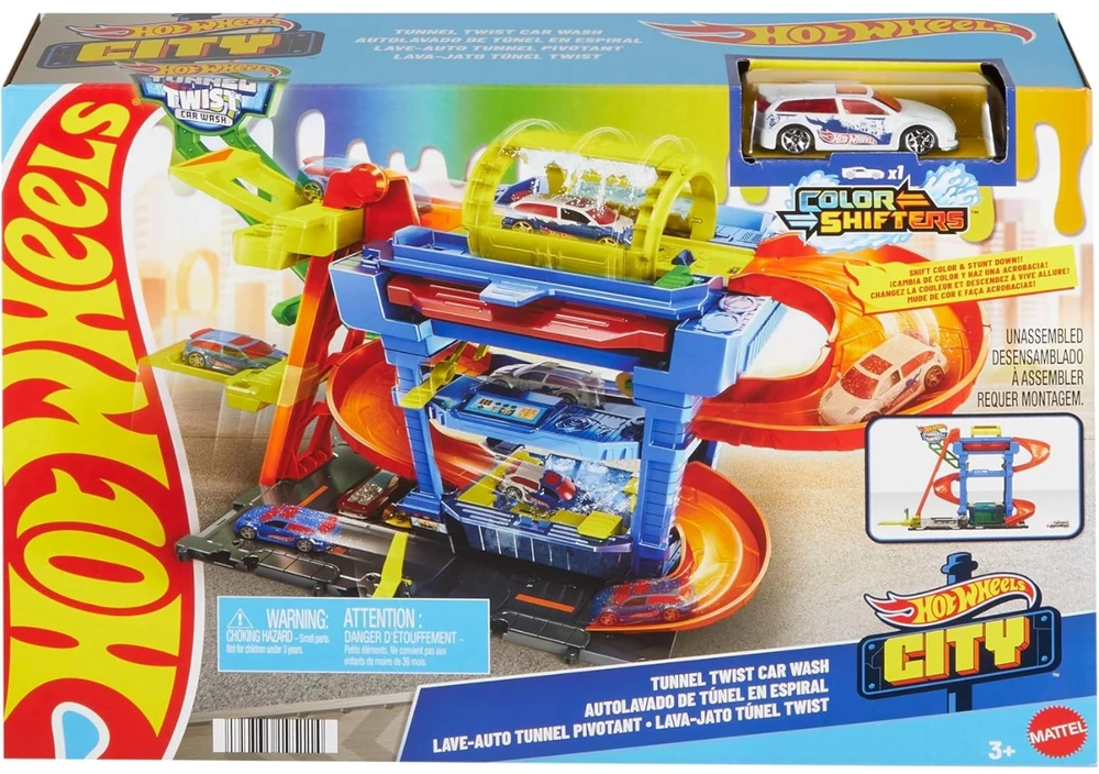Mattel HOT WHEELS CITY rinkinys – Tunelinė autoplovykla (HTN80)