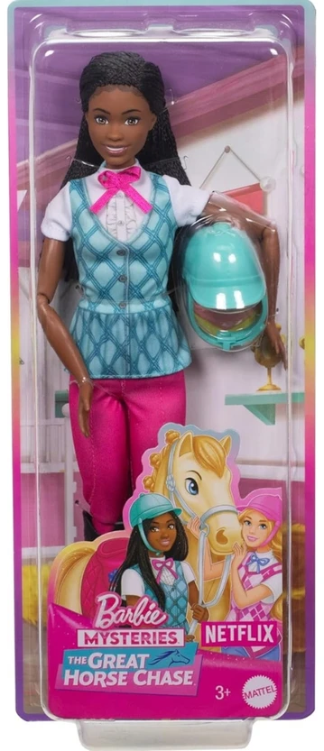 Mattel Barbie Mysteries Brooklyn mados žokėjaus lėlė ZA6179