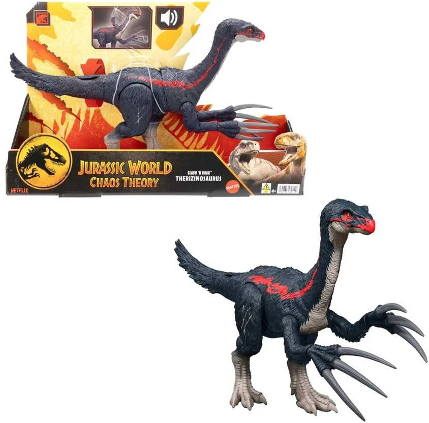 Mix Jurassic World Figūrėlė Dinozaur Therizinosaurus Interaktyvus su Dźwiękiem 35 Cm