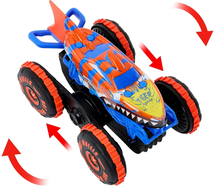 Mattel HOT WHEELS MONSTER TRUCKS RC automodelis – Tigrinis ryklys (JFR39)
