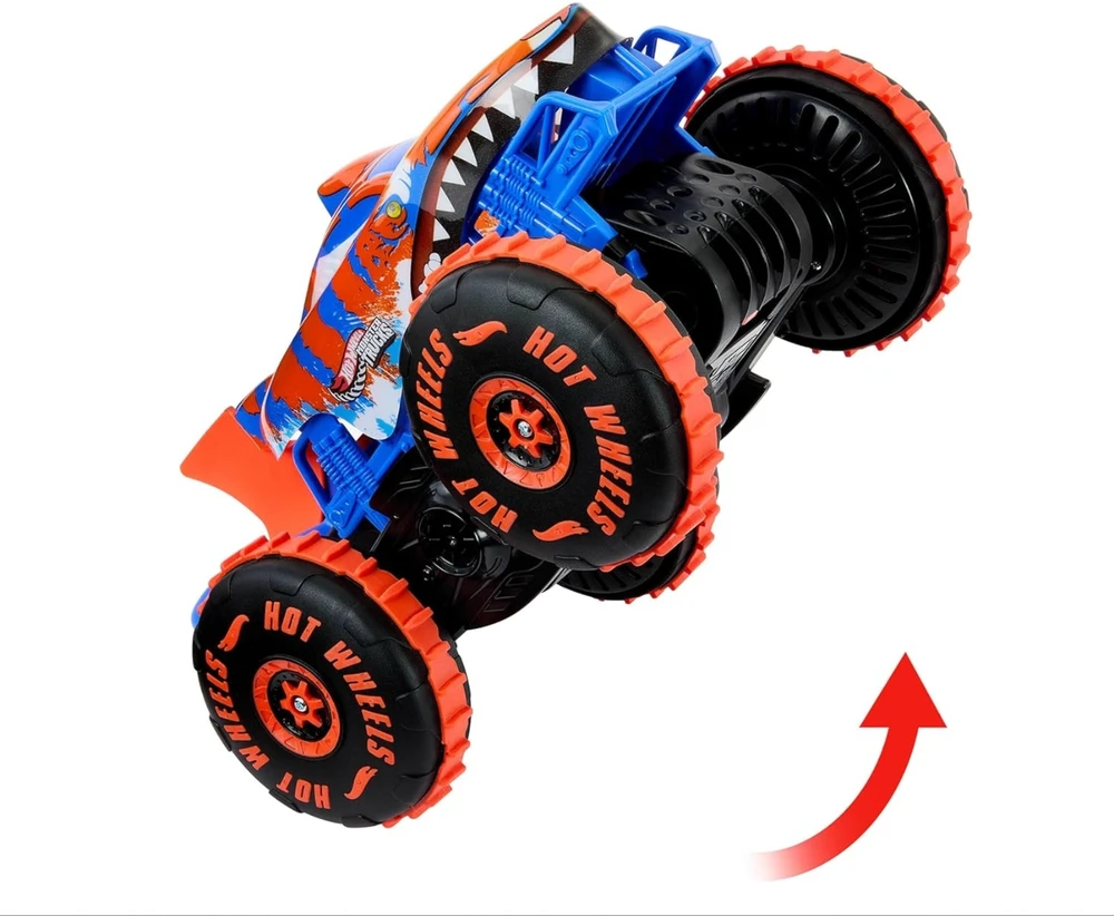 Mattel HOT WHEELS MONSTER TRUCKS RC automodelis – Tigrinis ryklys (JFR39)