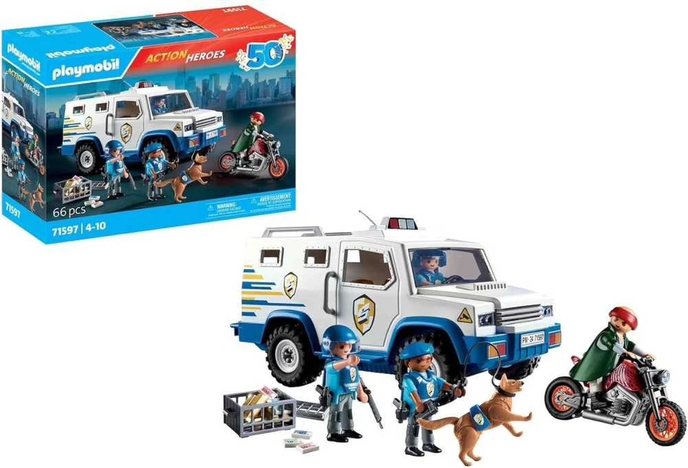 Playmobil Action Heroes 71597 Money Transporter