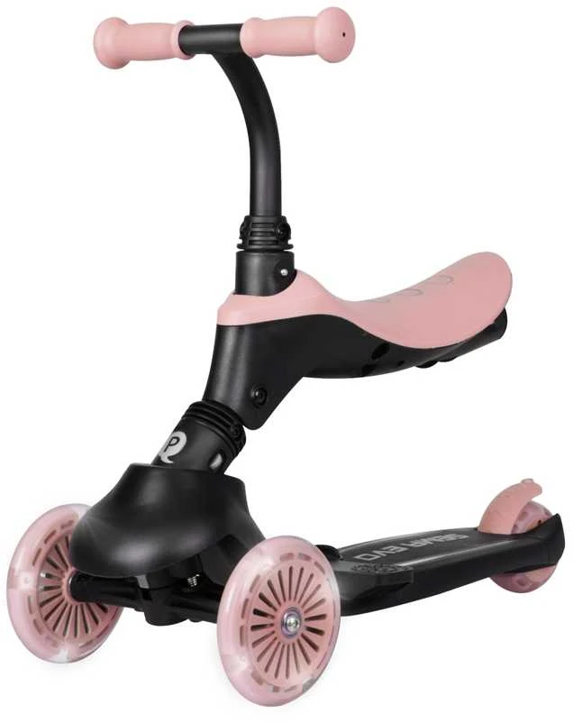 MILLY MALLY 6310 Qplay Sema Evo 3in1 Coral Rožinė paspirtukas