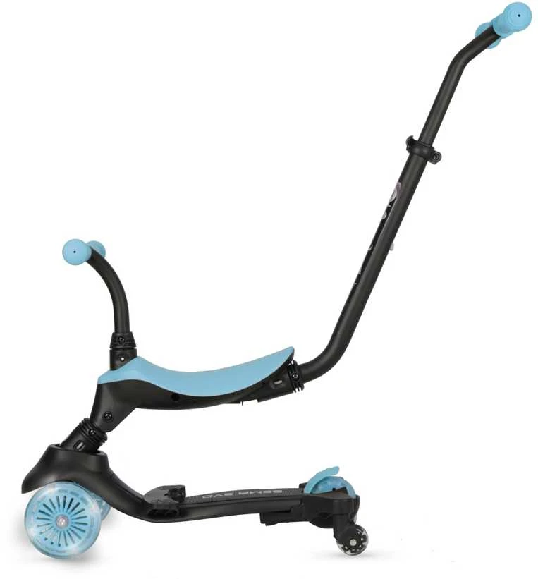 MILLY MALLY 6311 Qplay Sema Evo 3in1 dangaus mėlynas paspirtukas
