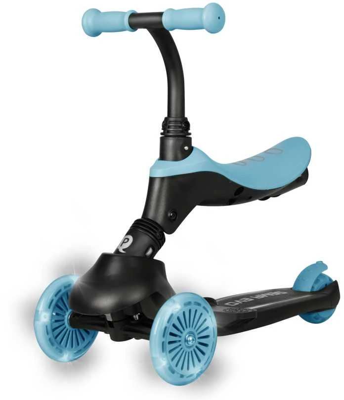 MILLY MALLY 6311 Qplay Sema Evo 3in1 dangaus mėlynas paspirtukas