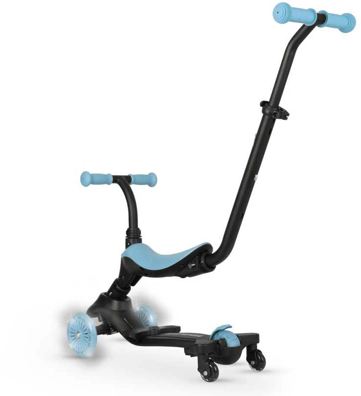 MILLY MALLY 6311 Qplay Sema Evo 3in1 dangaus mėlynas paspirtukas