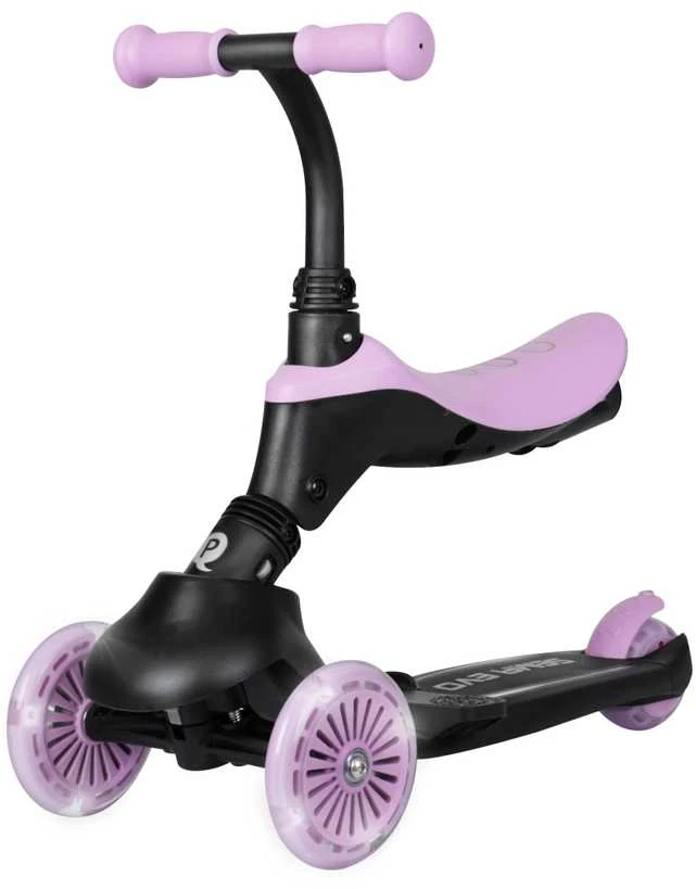 MILLY MALLY 6313 Qplay Sema Evo 3in1 violetinis paspirtukas