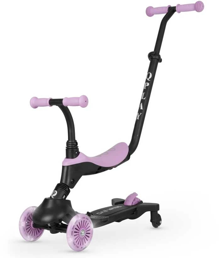 MILLY MALLY 6313 Qplay Sema Evo 3in1 violetinis paspirtukas