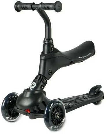 MILLY MALLY 5690 Qplay Sema Pro 3in1 Paspirtukas juodas