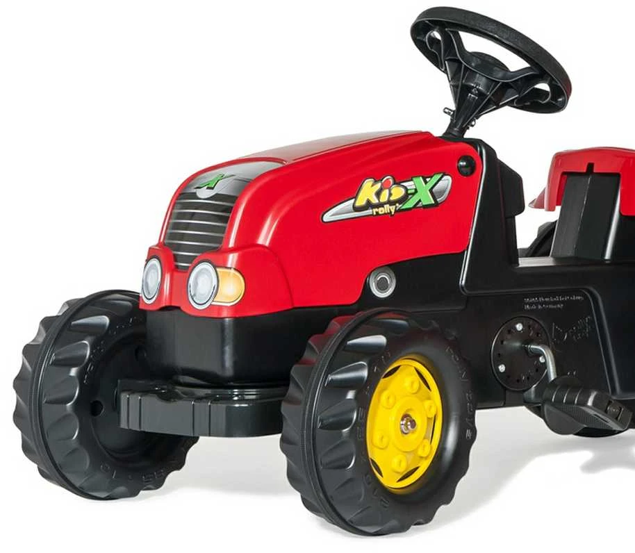 Rolly Toys 012121 Rolly Kid Tractor su priekaba Raudona Rolly Toys