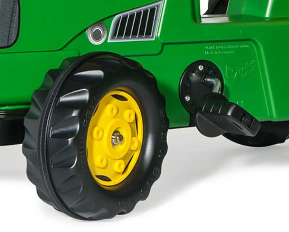 Rolly Toys „Rolly Toy Rollykid“ traktorius pedalams John Deere su 2–5 metų priekaba