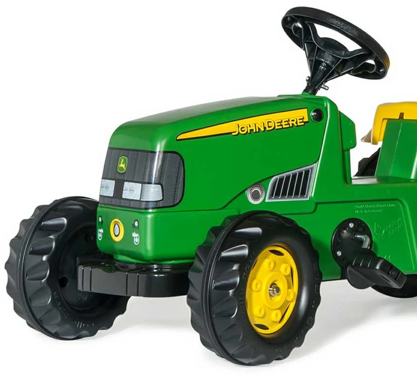 Rolly Toys „Rolly Toy Rollykid“ traktorius pedalams John Deere su 2–5 metų priekaba