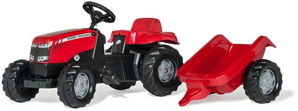 „Rolly Toys Rollykid Massey Ferguson“ pedalai su priekaba