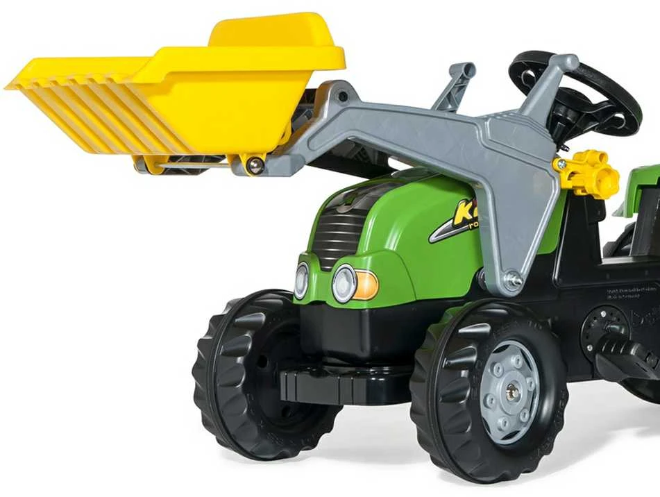 Rolly Toys rollyKid pedalinis traktorius su kaušu ir priekaba