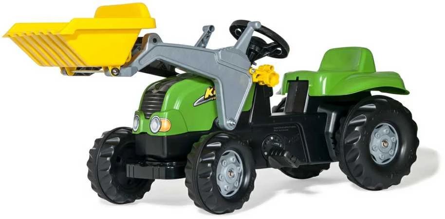 Rolly Toys rollyKid pedalinis traktorius su kaušu ir priekaba