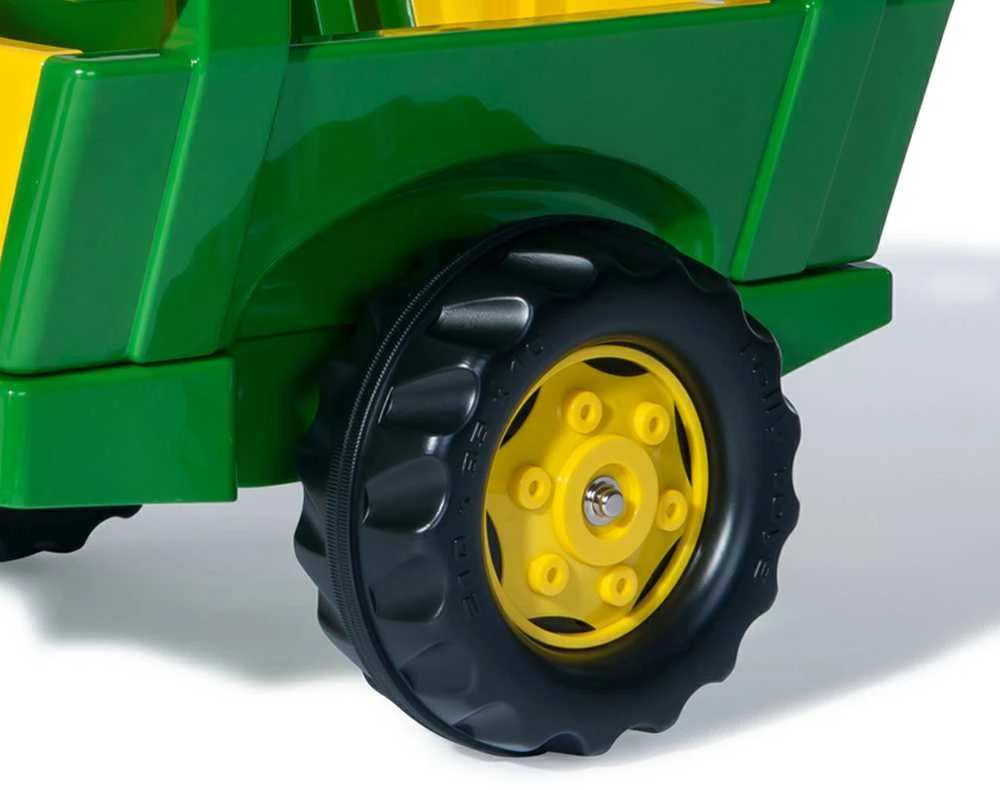 Rolly Toys Prikabinamas Priekabas JOHN DEERE su Atidarančiomis Durimis