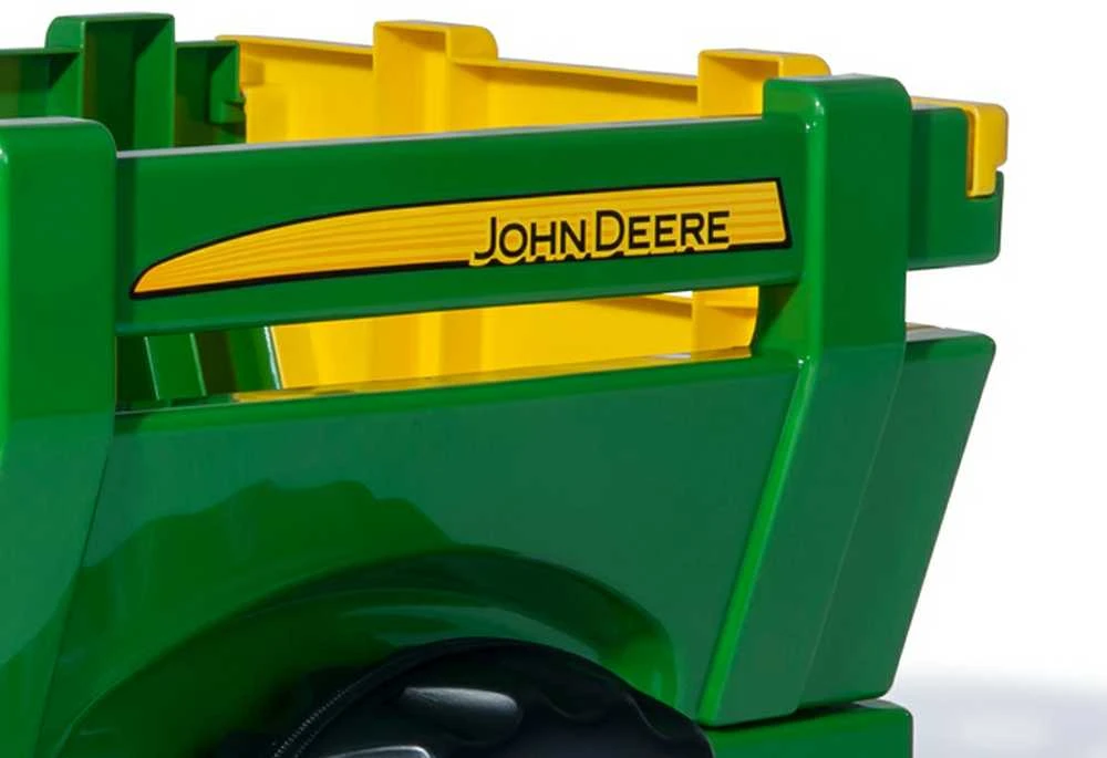 Rolly Toys Prikabinamas Priekabas JOHN DEERE su Atidarančiomis Durimis