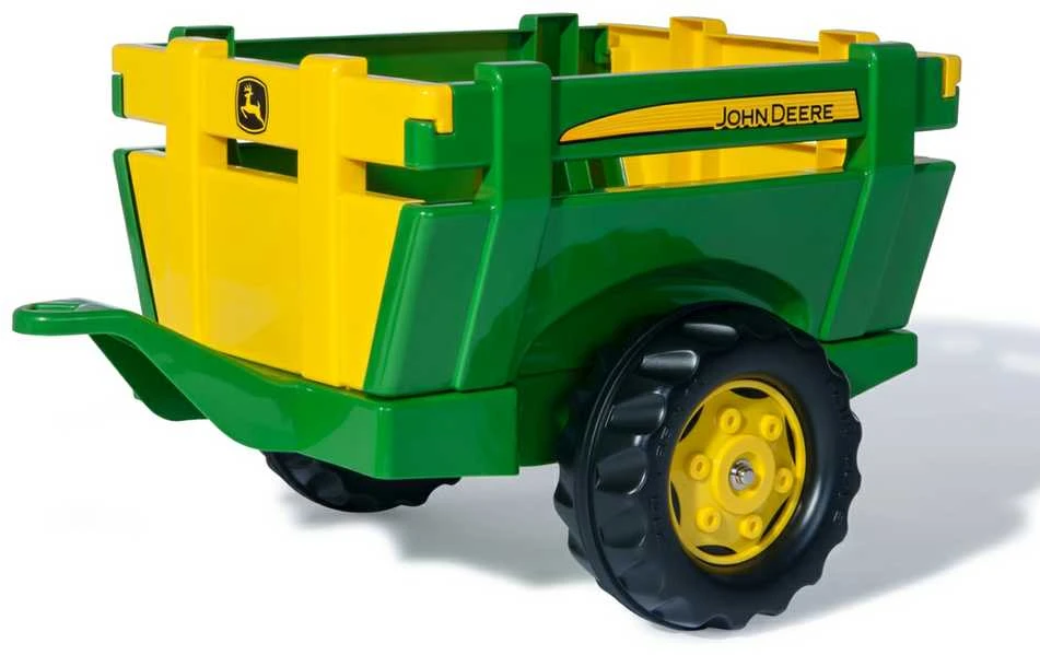Rolly Toys Prikabinamas Priekabas JOHN DEERE su Atidarančiomis Durimis