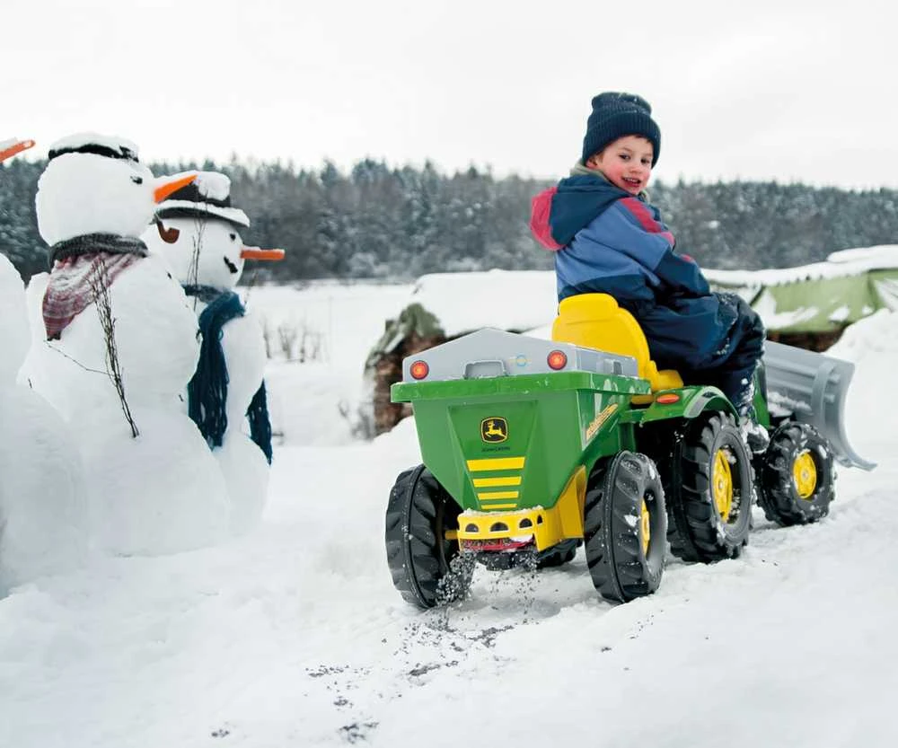 Rolly Toys Priekaba / Sėjiklis Smėlio Barstytuvas 2 in 1 John Deere