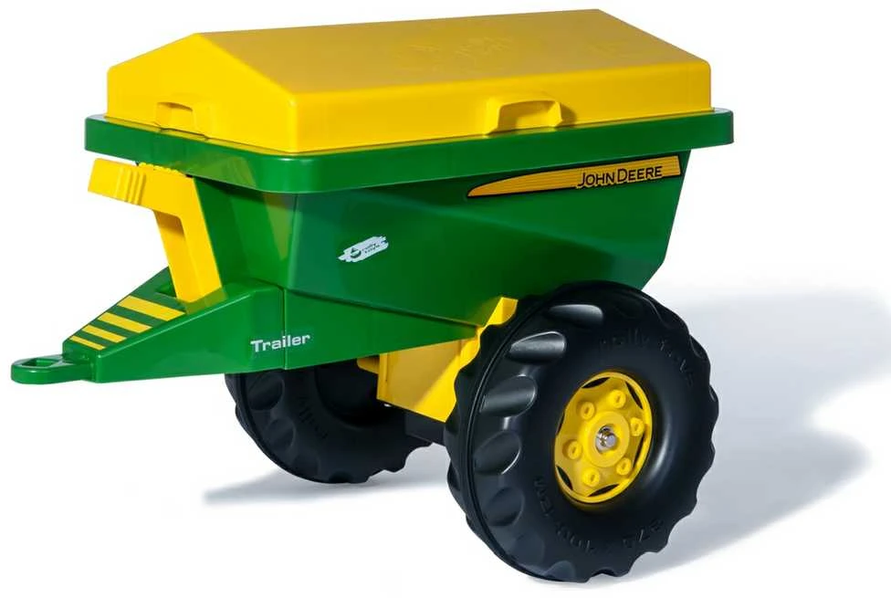 Rolly Toys Priekaba / Sėjiklis Smėlio Barstytuvas 2 in 1 John Deere