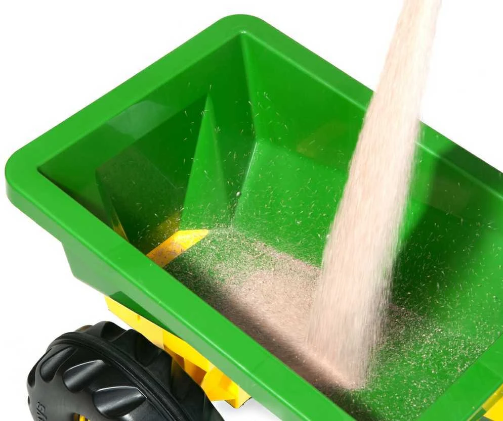 Rolly Toys Priekaba / Sėjiklis Smėlio Barstytuvas 2 in 1 John Deere